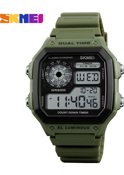 Siyah Dijital Saat Skmei 1299 Sıcak Satış Su Geçirmez Spor Chrono Izle Su Geçirmez Çok Fonksiyonlu Moda Açık Spor Dijital Saat (Yurt Dışından) modelleri