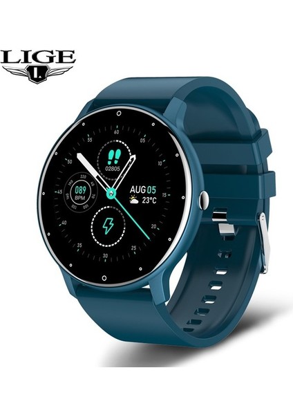 Stil 2 Lige Sıcak Akıllı Saat Erkek Moda Ultra Ince Tam Dokunmatik Spor Bilek Izle Silikon Bantlı Lüks Spor Akıllı Saat Reloj (Yurt Dışından)
