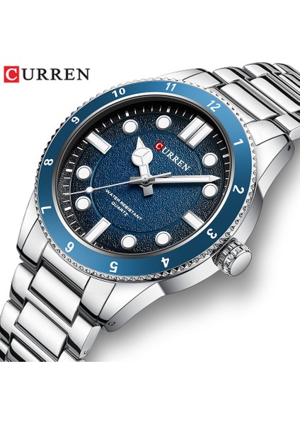 D Pointer Yeni Curren 8450 Moda Saatler Paslanmaz Çelik Üst Marka Lüks Spor Chronograph Kuvars Izle Erkekler Relogio Masculino (Yurt Dışından) modelleri