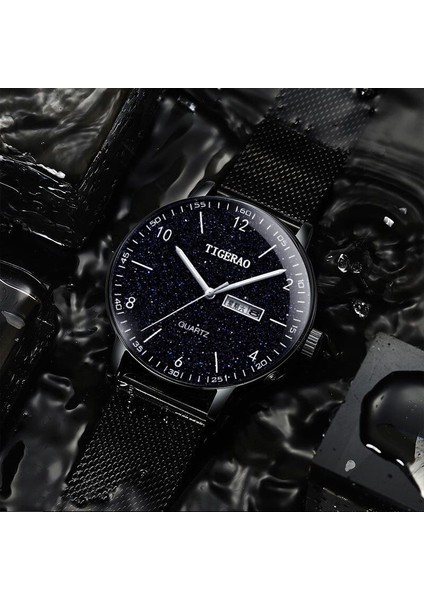 Stil 9 Pointer Yıldızlı Gökyüzü Izle Erkek Gençlik Lise Öğrencisi Trend Çift Takvim Ultra Ince Su Geçirmez Elektronik Kuvars Izle (Yurt Dışından) fırsatları