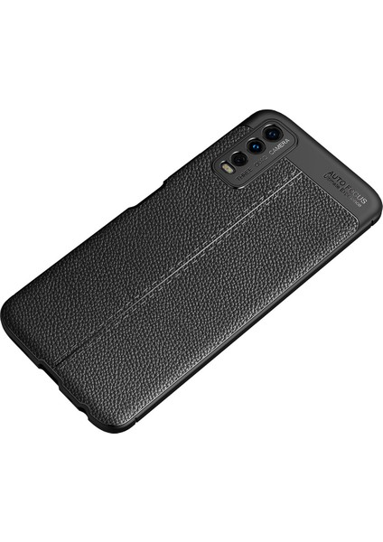 Vivo Y20 Kılıf Focus Derili Silikon - Siyah 300099 fiyatları