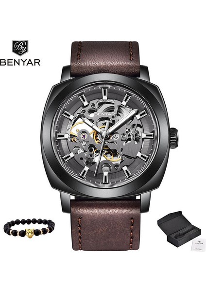 01 Relogio Masculino Benyar 5121 Iş Otomatik Mekanik Saat Erkek (Yurt Dışından) modelleri