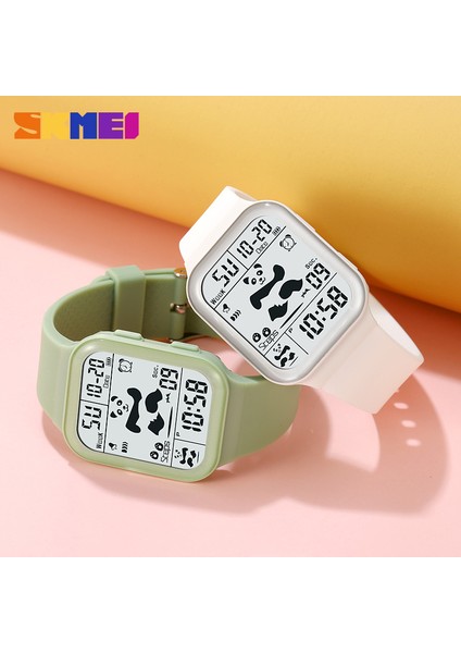Yeşil Dijital Saat Skmei 2216 Özel Logo Oem Açık Saat Saatler Silikon Kayış Iş Su Geçirmez Spor Izle Erkek Dijital Saat (Yurt Dışından) fiyatları
