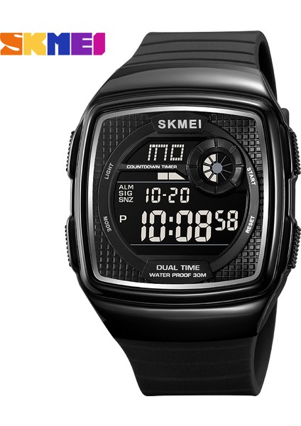 2208.05 Skmei 2208 Benzersiz Çin Erkek Dijital Saat Özel Pu Kayış Suya Dayanıklı Çok Fonksiyonlu Depolama Spor Reloj Izle (Yurt Dışından)