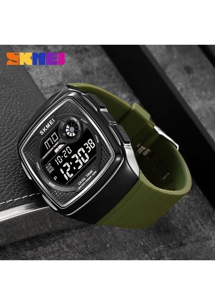 2208.05 Skmei 2208 Benzersiz Çin Erkek Dijital Saat Özel Pu Kayış Suya Dayanıklı Çok Fonksiyonlu Depolama Spor Reloj Izle (Yurt Dışından) indirimleri