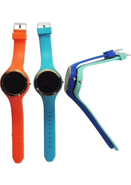 Turuncu LED Ekran Astronot Elektronik Saat Çocuk Basit Moda Silikon Saat Kayışı Kare Sevimli Moda Çocuklar Elektronik Saatler (Yurt Dışından) modelleri