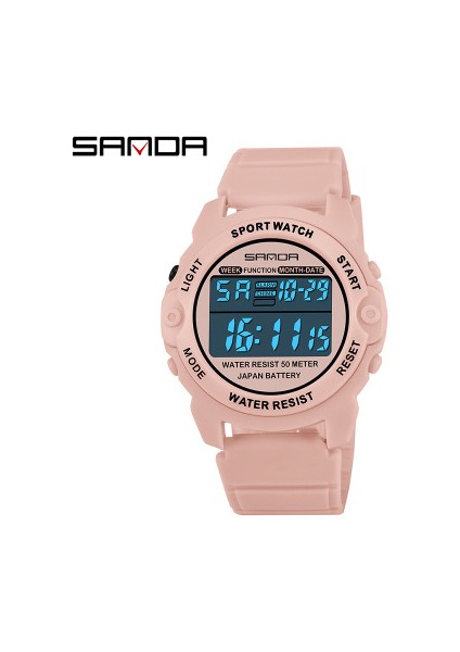 6003-6 Sanda 6003 Moda Kadın Dijital Hareketi Izle Bayanlar Kauçuk Aydınlık Eller Tasarımcı Kol Saati Iş Izle (Yurt Dışından)