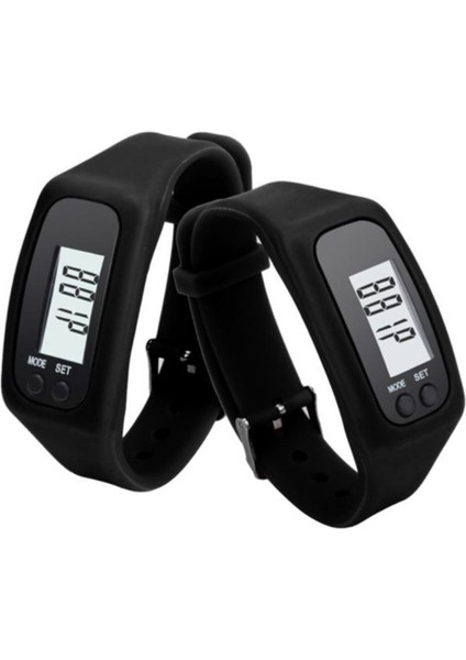 Kırmızı Tpe 2022 Yeni Moda LED Sıvı Kristal Plastik Izle Vaka Silikon Watch Band Adım Hareketi Kalori Pedometre Dijital Saat (Yurt Dışından) fiyatları