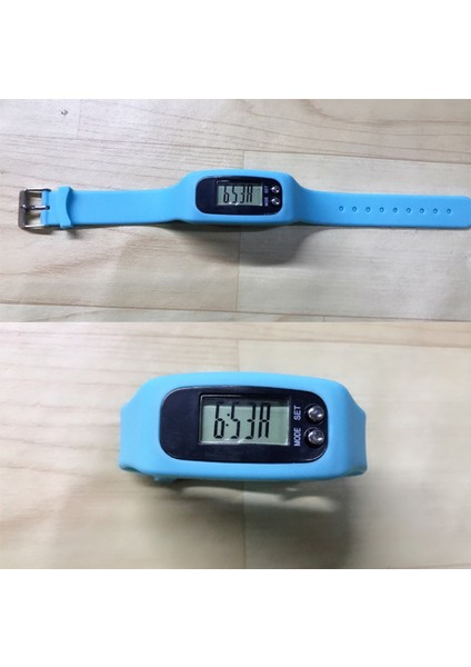 Kırmızı Tpe 2022 Yeni Moda LED Sıvı Kristal Plastik Izle Vaka Silikon Watch Band Adım Hareketi Kalori Pedometre Dijital Saat (Yurt Dışından) fırsatları