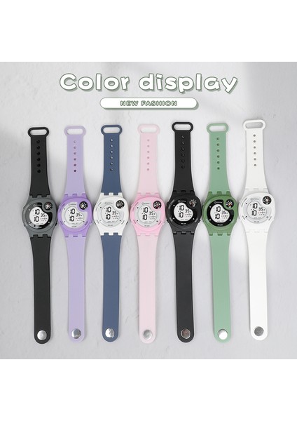 Stil 1 Dijital Saat 2024 Moda Çocuk Erkek Kız LED Spor Su Geçirmez Çocuklar Çocuklar Için Bilek Dijital Saat Özelleştirmek (Yurt Dışından) modelleri