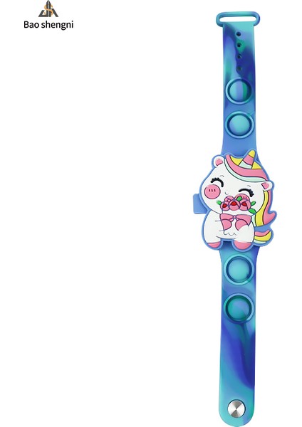Stil 1 Karikatür & Oyuncak & Dijital Çocuk Çizgi Film Izle LED Dokunmatik Sevimli Unicorn Silikon Dijital Bilek Izle Çocuk Pop Fidget Bilezik Oyuncaklar Kız Erkek Çocuklar Için Izle (Yurt Dışından)