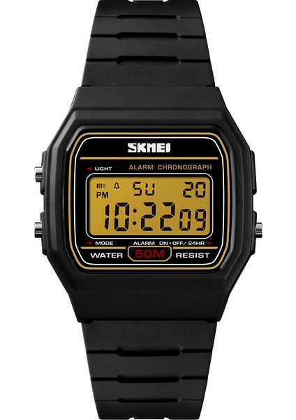 SKMD4218 Skmei 1412 Bayan Dijital Spor Saat Hafta Tarihi Aydınlık Alarm Çok Fonksiyonlu Saat (Yurt Dışından)