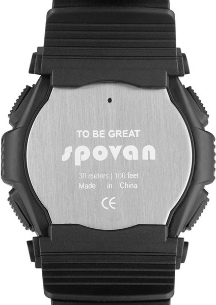 Siyah Ekran Dijital Saat Moda Açık Su Geçirmez Sağlam Dijital Balıkçı Izle Barometre Altimetre Termometre (Yurt Dışından)