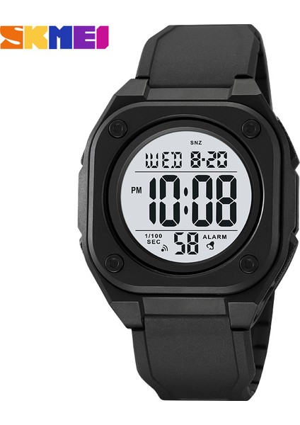 2160.03 Skmei 2160 Yeni Geliş Özel Logo Gents Dijital Saat Düşük Maliyetli Pu Bant Suya Dayanıklı Çok Fonksiyonlu Düşük Adedi Spor Saat Şirket (Yurt Dışından)