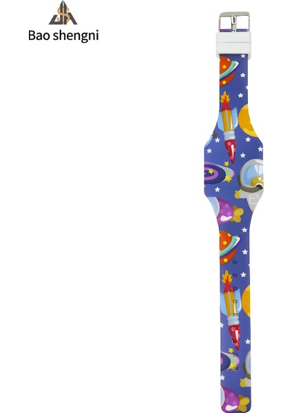 Stil 5 Sevimli ve Fonksiyon Oem Çocuk Dijital Saat Renkli Baskı Reloj Çocuklar Için Genç Kol Saati LED Ekran Izle Erkekler Için (Yurt Dışından)