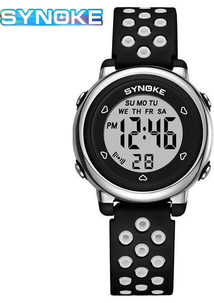 Stil 3 Synoke 9112 Moda Çocuklar Dijital Saat Alarm Takvimi Chronograph Spor Saatler Çocuk Erkek Kız Üst Satış (Yurt Dışından)