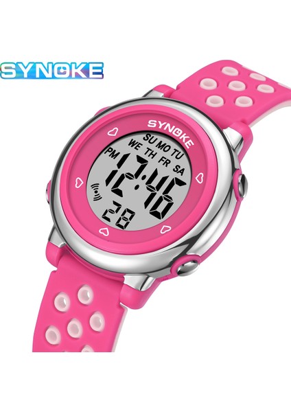 Stil 3 Synoke 9112 Moda Çocuklar Dijital Saat Alarm Takvimi Chronograph Spor Saatler Çocuk Erkek Kız Üst Satış (Yurt Dışından)