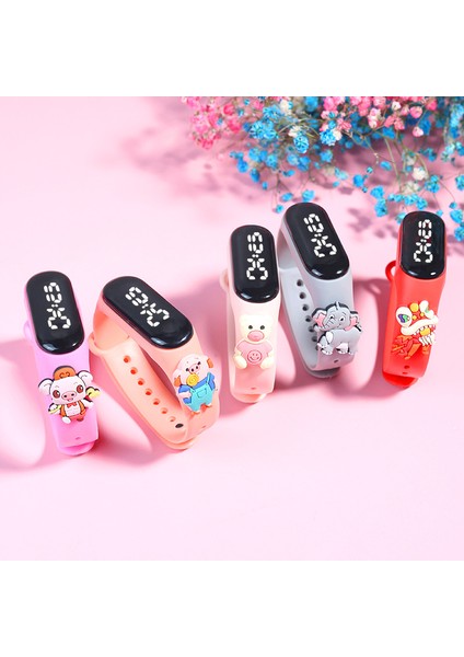 Siyah Saf Renk Mickey Moda Renk Elektronik Saat Örümcek Adam Su Geçirmez Akıllı Dokunmatik Ekran Izle Gelişmiş Çocuk Tatil Hediyesi (Yurt Dışından)