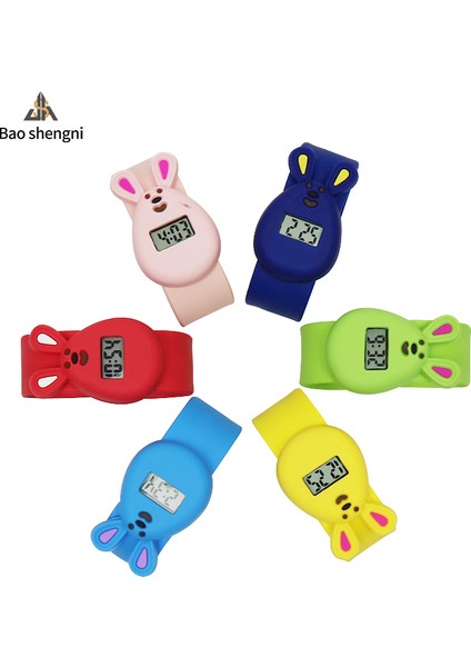 Sarı Karikatür Moda LCD Fare Okşama Silikon Izle Oyuncak Tokat Kayış Dijital Saatler Sıçan Kızlar Relojs (Yurt Dışından) fırsatları