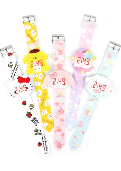 Cn Sevimli ve Fonksiyonlu Sıcak Ürünler Hello Kitty Şekli Çocuk Izle Karikatür Çocuk Dijital Saat (Yurt Dışından) fiyatları