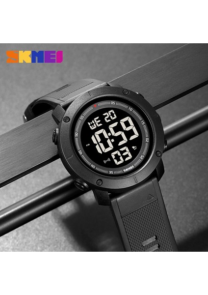 2122.02 Skmei 2122 Popüler Shenzhen Gents Dijital Saat Excel Pu Kayış Aydınlık Çok Fonksiyonlu Spor Saat Tasarımı (Yurt Dışından)