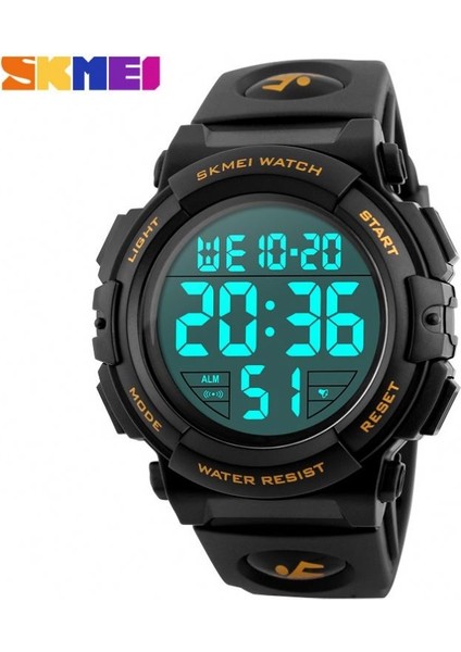 1258.04 Skmei 1258 Şık Gri Erkek Dijital Saat 2019 Kauçuk Kayış Suya Dayanıklı Dijital Ekran Karakter Spor Reloj Izle (Yurt Dışından) fırsatları