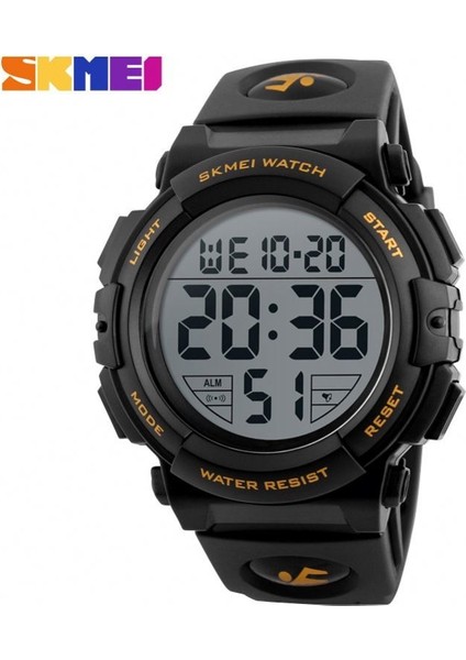 1258.04 Skmei 1258 Şık Gri Erkek Dijital Saat 2019 Kauçuk Kayış Suya Dayanıklı Dijital Ekran Karakter Spor Reloj Izle (Yurt Dışından) indirimleri