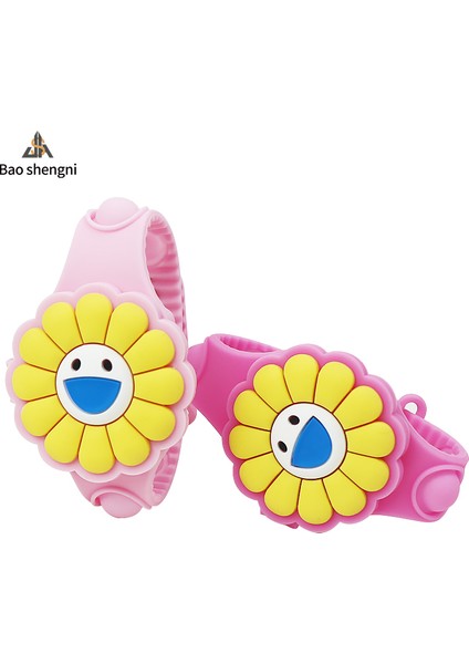 Mavi Karikatür/ayçiçeği 2022 Çin'de Yapılan Yeni Tasarım Ayçiçeği Karikatür Izle Desteği Özel Silikon LED Dijital Saat Çocuklar Için (Yurt Dışından) fiyatları