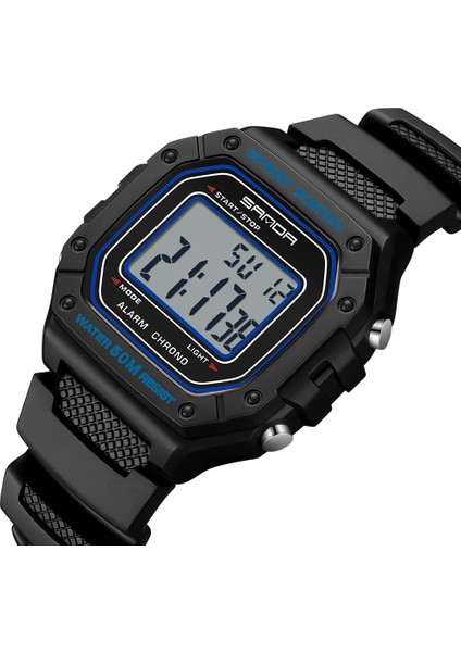 Siyah Mavi Sanda Üst Marka Spor Erkek Saatler Casual Izle Erkekler Için Dijital Kol Saati Su Geçirmez Saat Relogio Masculino 2156 (Yurt Dışından) modelleri