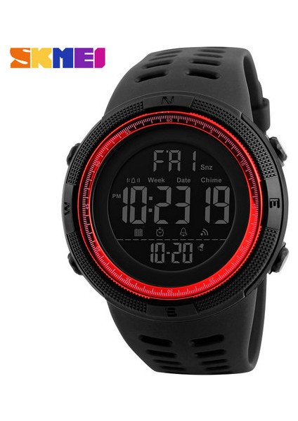 SKMB570104 Plastik Özel Kendi Logo Skmei 1251 Spor Erkekler Dijital Skmei Izle Silikon Suya Dayanıklı Tasarımcı Kol Saati Spor Izle (Yurt Dışından)