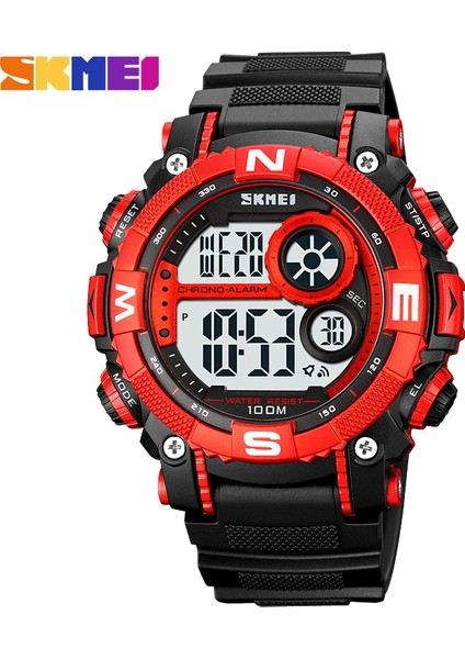 Kırmızı Dijital Saat Skmei 1887 Reloj Deportivo Erkekler Için Dijital Saat Su Geçirmez Açık Dijital Spor Saat (Yurt Dışından)