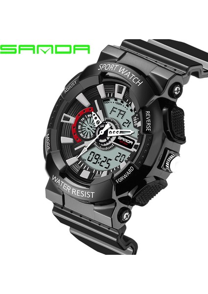 799.04 Sanda 799 Moda Mavi Evren Dijital Saat Sıcak Satış Silikon Bant Tarih Hafta Ekran Kronometre Rohs Spor Kol Saati (Yurt Dışından)