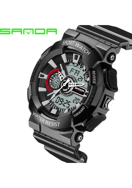 799.04 Sanda 799 Moda Mavi Evren Dijital Saat Sıcak Satış Silikon Bant Tarih Hafta Ekran Kronometre Rohs Spor Kol Saati (Yurt Dışından) fırsatları