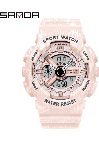 Temizle Ismarlama Dokunmatik Ekran Dijital Ekran Dijital Saat Erkek Su Geçirmez Izle LED Öğrenci Izle (Yurt Dışından)