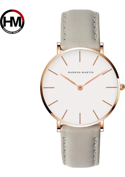 Siyah ve Gül Altın Fotoğraf Olarak Montre Femme Hannah Martin Orijinal Marka Moda Kadın Kuvars Saatler Özel Logo Bayanlar Minimalist Izle (Yurt Dışından) fiyatları