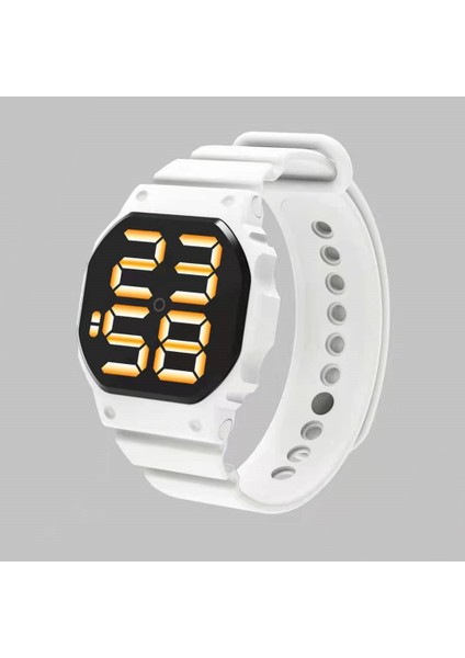 Kırmızı Fabrika Özelleştirmek Son Aydınlık Minimalist Tasarım LED Dokunmatik Ekran Dijital Saatler Çocuklar Için Spor LED Saatler Spor Saatler (Yurt Dışından) fırsatları