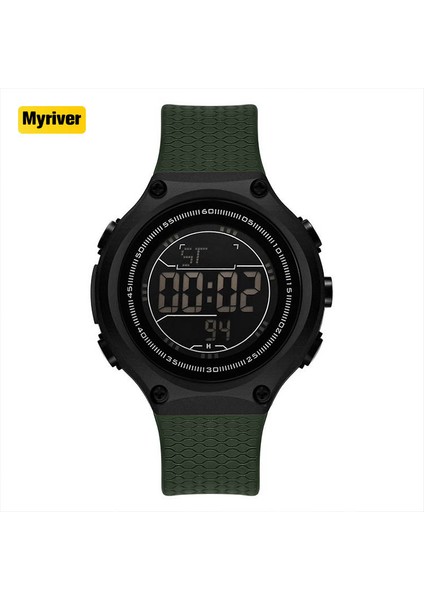 Tüm Dijital Spor Saat Myriver Moda Açık Çok Fonksiyonlu LED Dijital Ekran Spor Izle Erkekler Için Akıllı Su Geçirmez Spor Saatleri (Yurt Dışından)