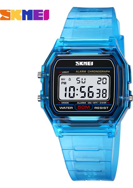 2056.01 Skmei 2056 Dostluk Yeni Stil Unisex Dijital Saat Düşük Maliyetli Silikon Bant Alarm Tarih Ekranı Basit Etkinlik Kol Saati (Yurt Dışından)