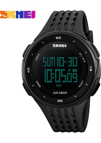 SKMA4808 Erkek Saat Skmei 1219 Sıcak Marka Yeni Spor Kol Saati Tarzı Su Geçirmez LED Spor Kadın Dijital Saat (Yurt Dışından)