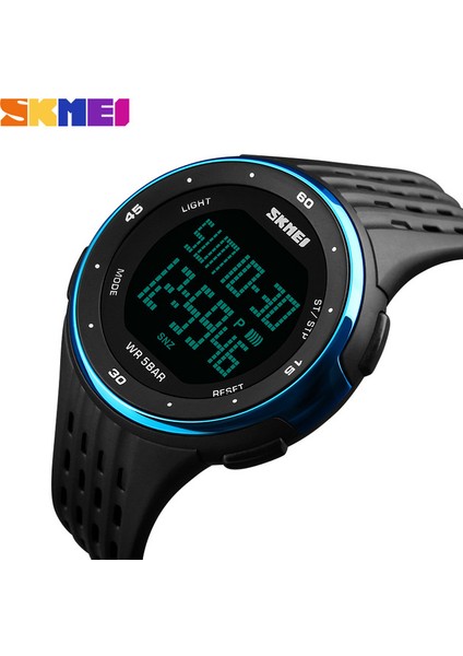 SKMA4808 Erkek Saat Skmei 1219 Sıcak Marka Yeni Spor Kol Saati Tarzı Su Geçirmez LED Spor Kadın Dijital Saat (Yurt Dışından)