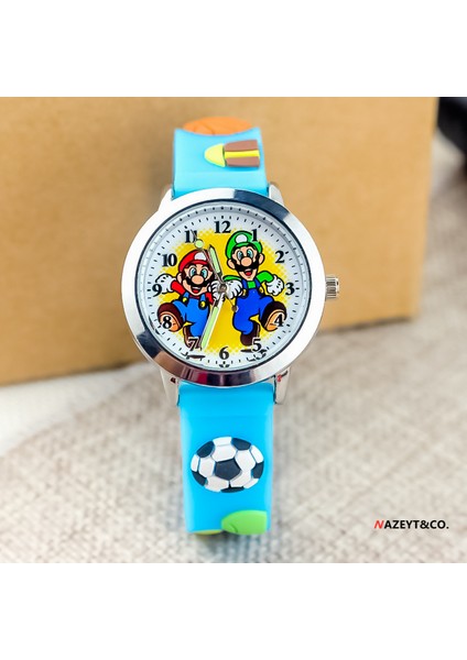 Stil 5 Karikatür Süper Mario Mario Oyunu Çevresel Çocuk 3D Karikatür Silikon Izle Öğrenci Kuvars Izle Güzel Çocuk Hediye (Yurt Dışından)