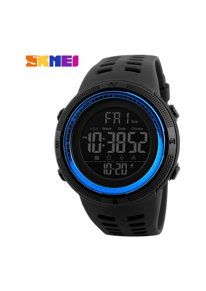 Erkekler-Yeşil Skmei 1251 Izle Erkekler Rahat Açık Spor Su Geçirmez Saatler Erkek Bilek Işlevli Saat LED Dijital Saat Relogio Masculino (Yurt Dışından)