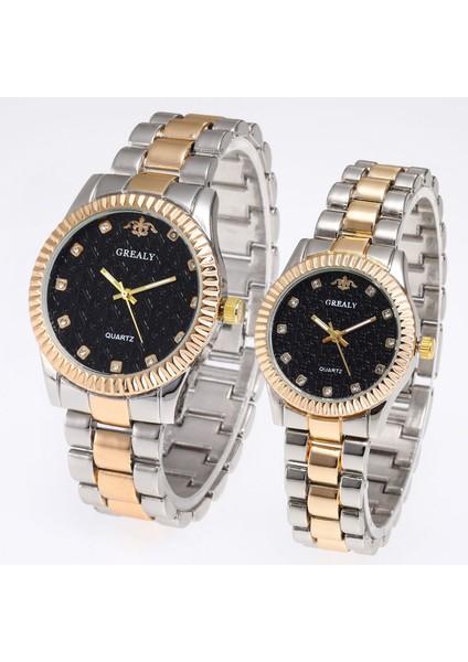 Stil 6 Sevgili Saati Moda Rahat Sevgili Saati Erkek Saatler Top Marka Lüks Kuvars Izle Bayanlar Kuvars Kol Saati Montres Femme (Yurt Dışından)