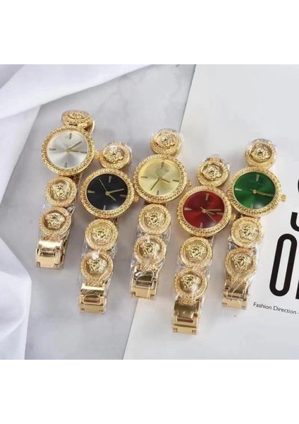 #1fan Seti Bilezik Beyaz Yüz Kuvars Izle 2024 Son Tasarım Popüler Yüksek Kalite Beyaz Siyah Yeşil Kuvars Akıllı Paslanmaz Çelik Disk Saat Kız Için Set (Yurt Dışından) modelleri