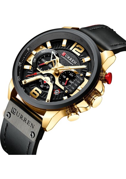 Gri Kutu Sıcak Satış Curren 8329 Spor Kuvars Erkek Saatler 54MM Bilek Yeni Kuvars Izle Fabrika Kol Saatleri Satış Erkekler Bilek Kuvars Saatler (Yurt Dışından) modelleri