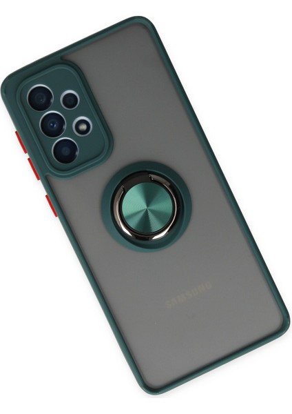 Samsung Galaxy A33 5g Kılıf Montreal Yüzüklü Silikon Kapak - Yeşil 300099 fiyatları