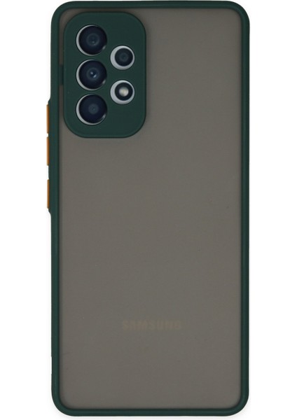 Samsung Galaxy A33 5g Kılıf Montreal Silikon Kapak - Yeşil 300099
