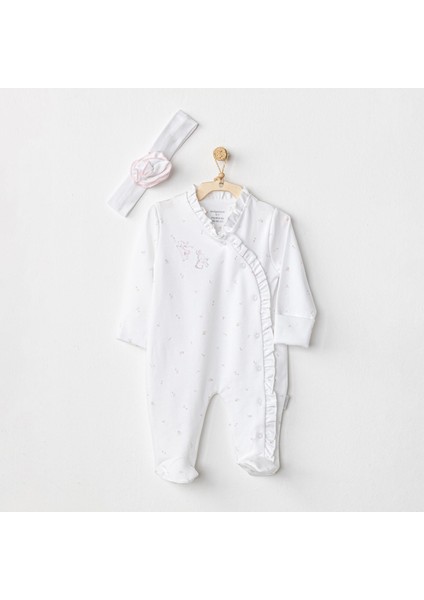 Kızbebek Tulum Takım Romper Band Set Have A Nice Day AC24653