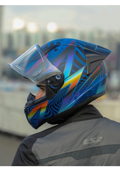 Rapıd 2 Race Optık Mat Mavi-Mor Kask