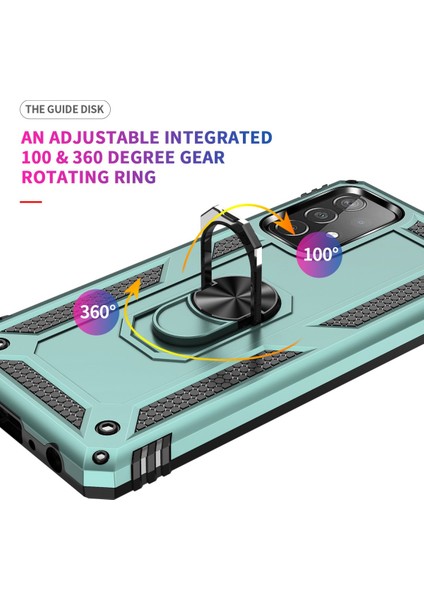 Samsung Galaxy A33 5g Kılıf Sofya Yüzüklü Silikon Kapak - Yeşil 300099 indirimleri